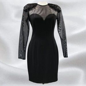 ALGO Boutique Little Black Dress Size 10